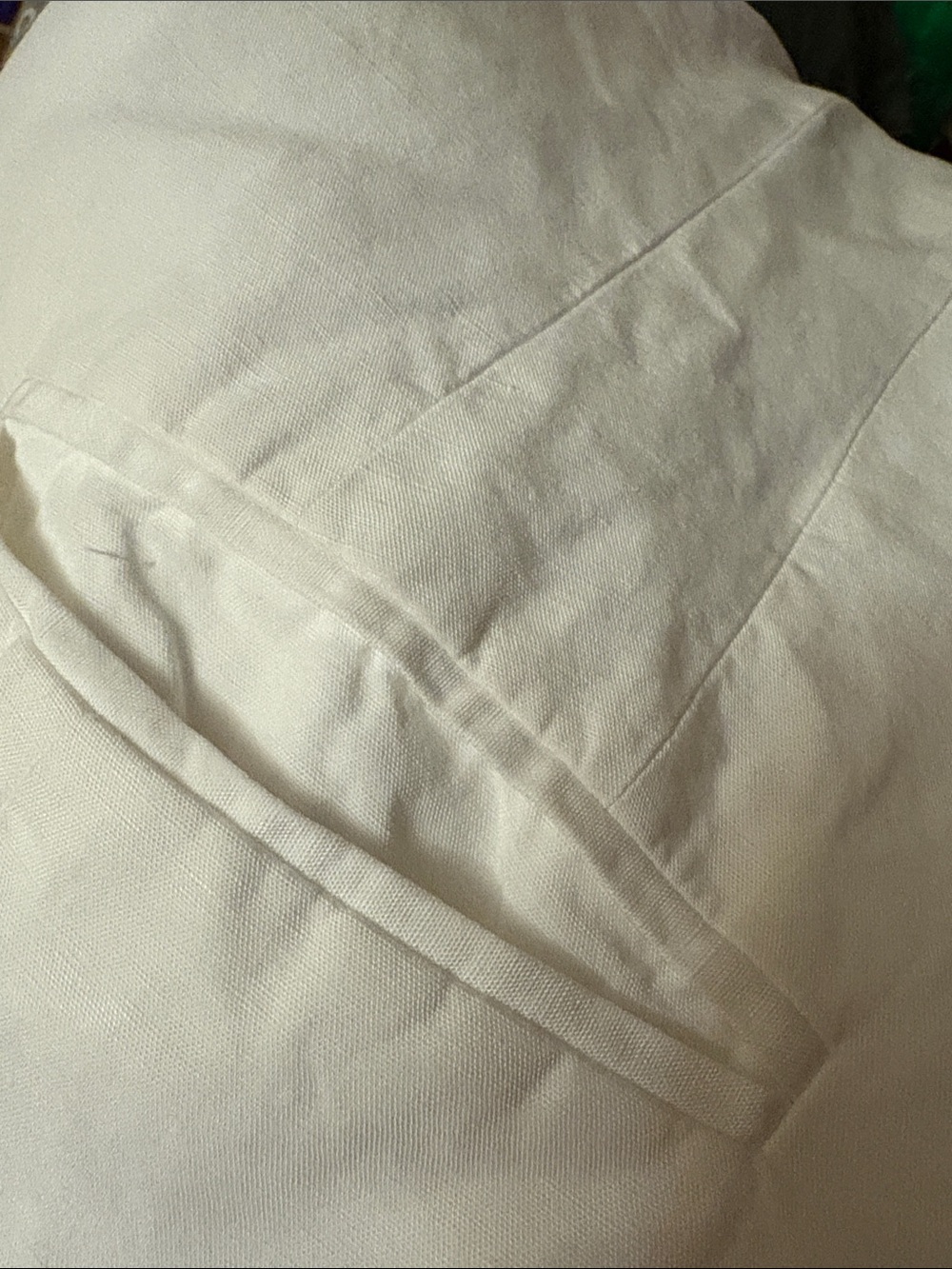 AllSaints White Double-Breasted Blazer Jacket. Linen. TENCEL - Picture 8 of 16
